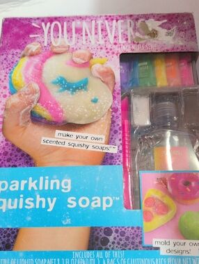 Sparkling Squishy Soap Kit - Pink